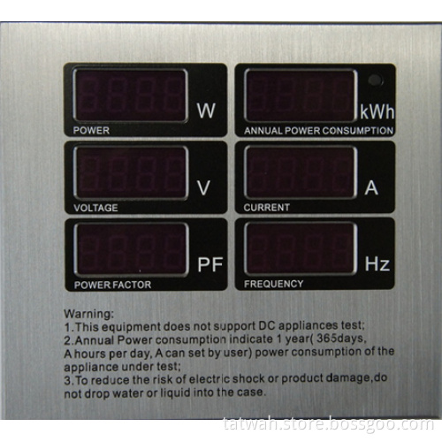 LED Light 6-in-1 Multi-Function AC Meter
